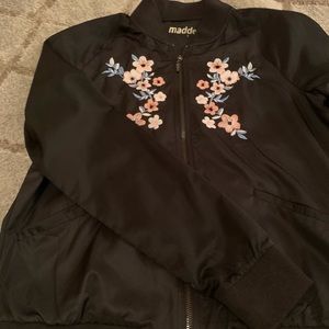 Steve Madden bomber floral details
